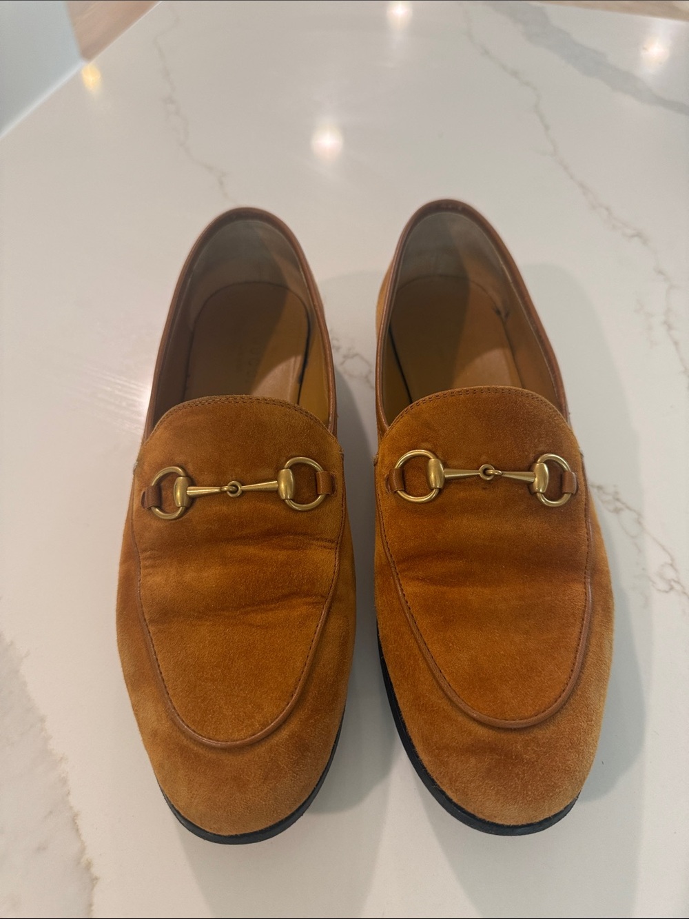 Orange Women’s Gucci Loafers